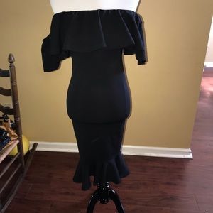 Black Off The Shoulder Dress